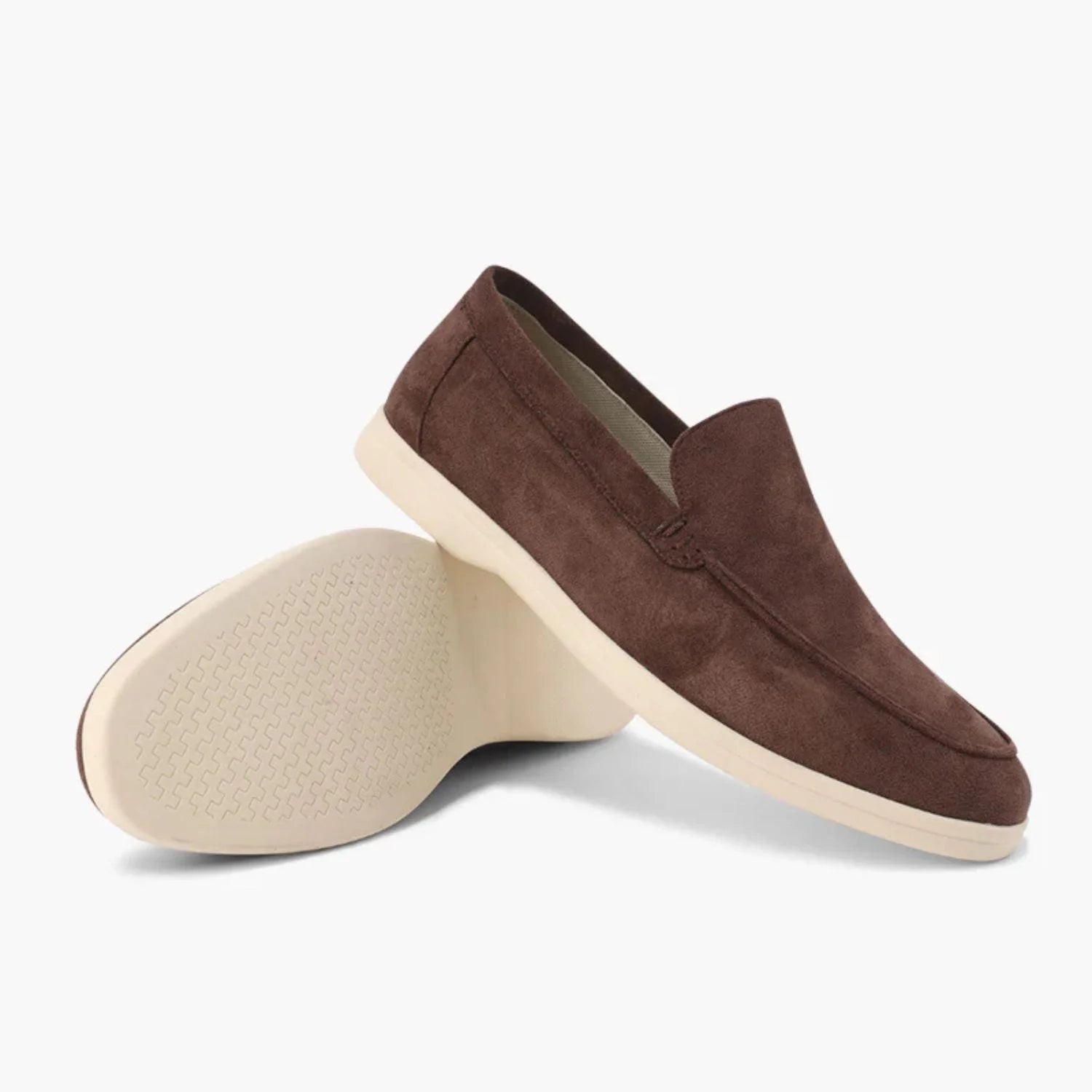 Mocassins Old Money en Daim