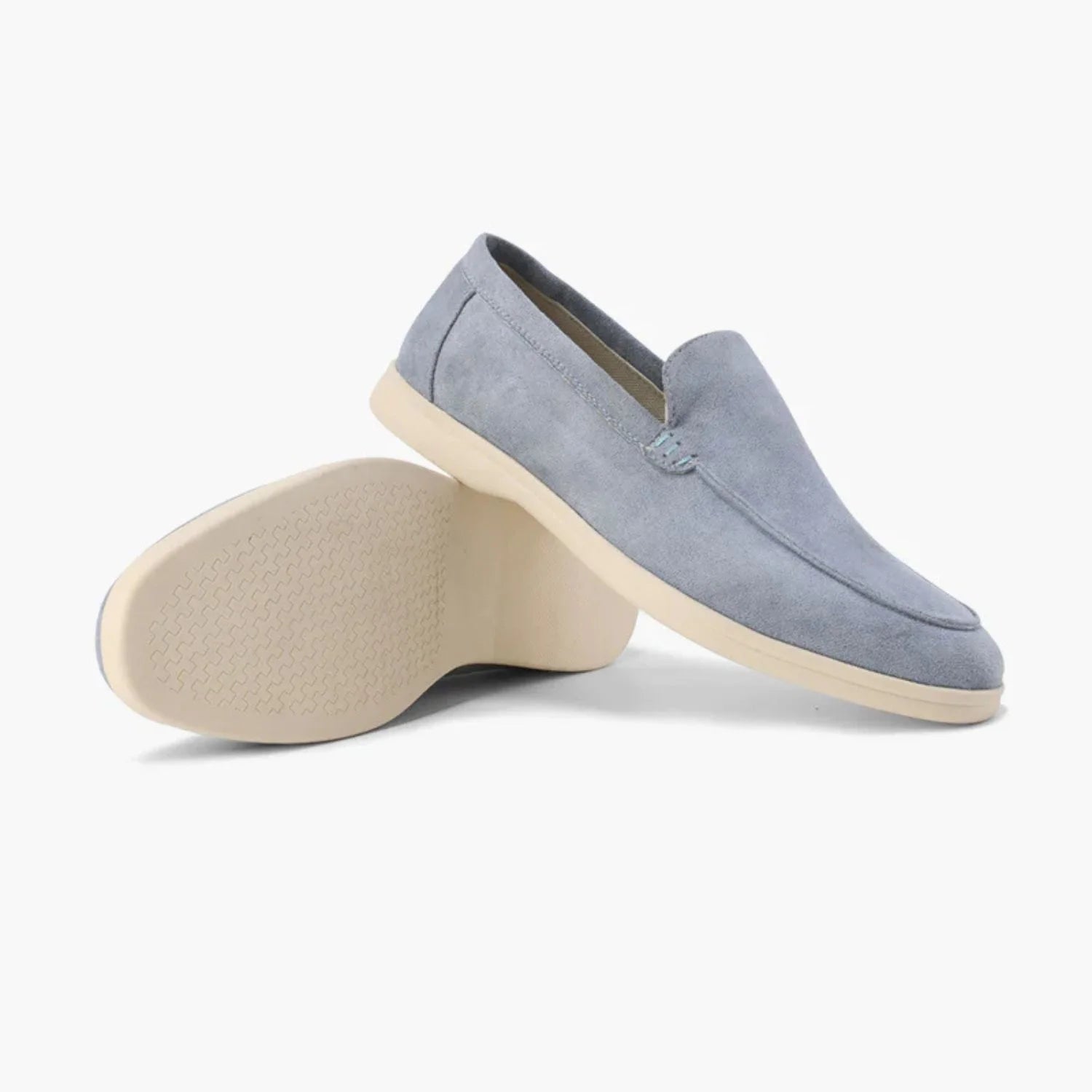 Mocassins Old Money en Daim