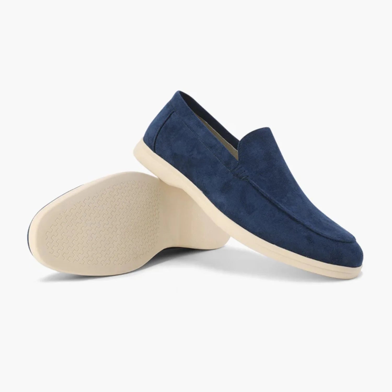 Mocassins Old Money en Daim