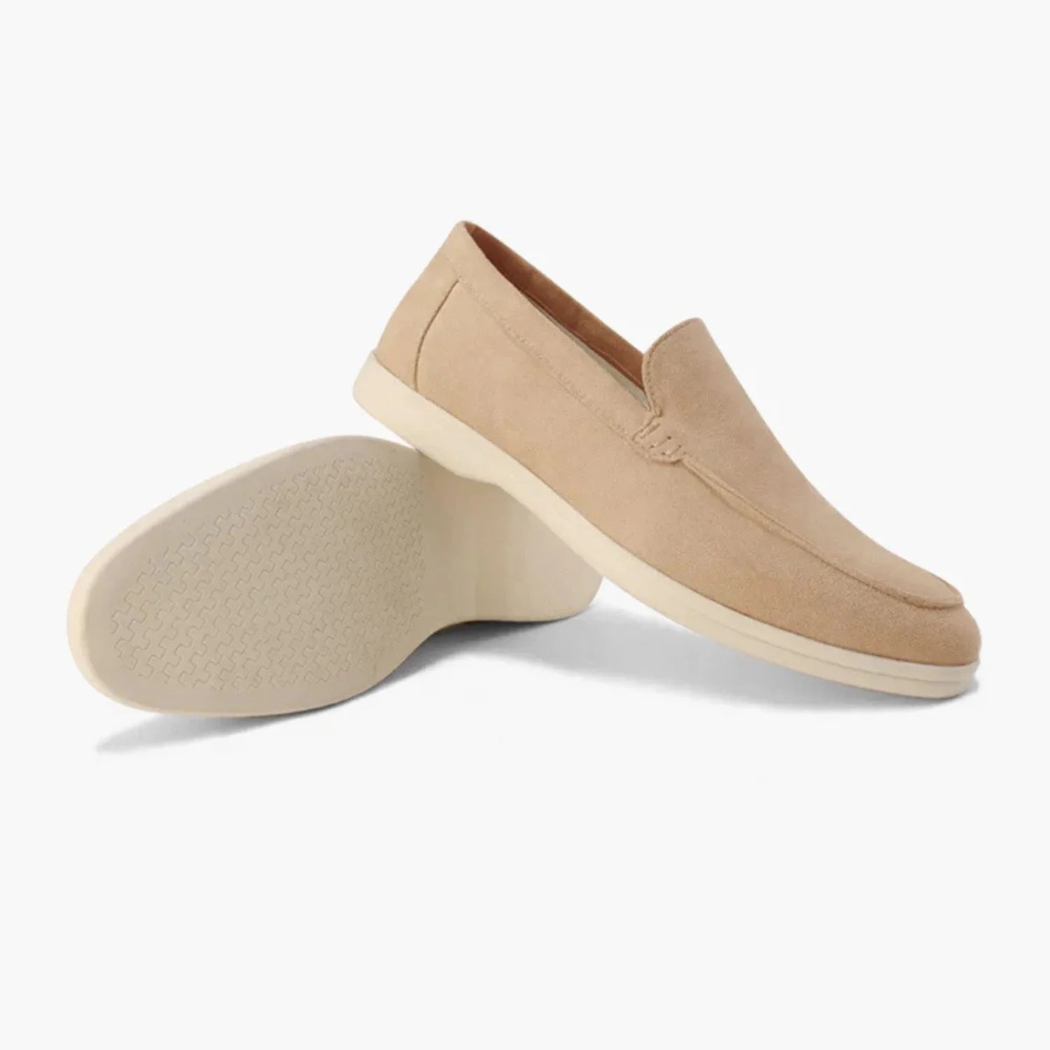 Mocassins Old Money en Daim